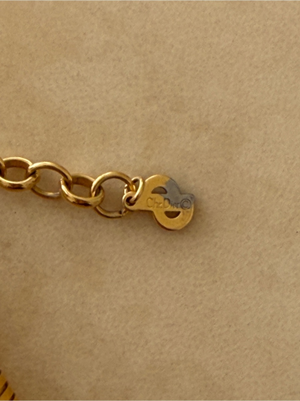 Christian Dior gold plated necklace - Picture 5 of 5